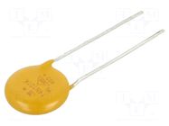 Varistor: zinc-oxide; THT; 60VAC; 85VDC; 100V; 4.5kA; Ø14mm; Ø: 14mm JOYIN