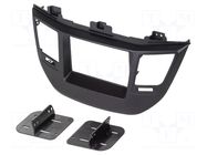 Radio frame; Hyundai; 2 DIN; black ACV