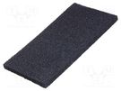 Conductive foam; ESD; L: 1000mm; W: 1000mm; Thk: 6mm; Features: hard 
