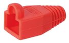 Strain Relief Boot for RJ45 Plugs, red - cable entry 6.40 mm