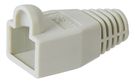 Strain Relief Boot for RJ45 Plugs, grey - cable entry 6.40 mm