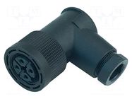 Connector: M18; plug; 714; female; PIN: 4; 250V; unshielded; 5A; IP67 BINDER