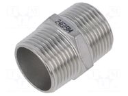 Nipple; threaded,straight; max.10bar; 36.5mm PNEUMAT