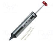 Desoldering pump; silicone; L: 153mm; aluminium ENGINEER