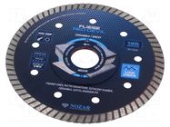 Cutting diamond wheel; Ø: 125mm; Holder: assembly hole; 22.23mm NOZAR DIAMANTWERKZEUGE
