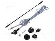 Antenna; car top,automotive; 0.41m; AM,FM; 2.7m MTA