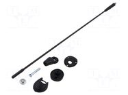 Antenna; car top,automotive; 0.41m; AM,FM; Ømount.hole: 10.2mm MTA