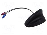 Antenna; automotive,external; 5G,GNSS,GPS,GSM,LTE,UMTS; Fakra MTA