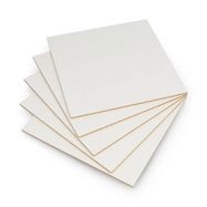 White HDF board - 3mm - 160x160mm - 5pcs.
