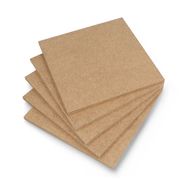 Raw HDF board - 6mm - 160x160mm - 5pcs.