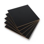 Black HDF board - 3mm - 160x160mm - 5pcs.