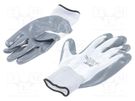 Protective gloves; Size: L; grey-black; Resistance to: abrasion AVIT