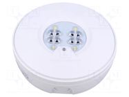 Lamp: LED emergency luminaire; RoundTech; IP65; white; 1.1W; 200lm EATON ELECTRIC