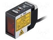 Sensor: laser; Range: 1m; diffuse-reflective; Connection: cables OMRON