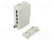 HUB; 18÷30VDC; for DIN rail mounting; SHC 071; plastic; IP40 STEGO