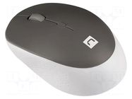 Mouse; white,grey; wireless,optical; No.of butt: 4; 10m NATEC