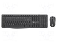 Office kit; black; universal; USB A; wireless; No.of butt: 4; 10m NATEC