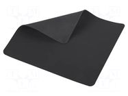 Pad; black; mouse; 235x205x2mm; 10pcs. NATEC