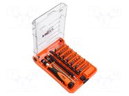 Kit: screwdriver bits; bag; 45pcs. NEO TOOLS