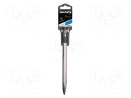 Pointed chisel; for concrete; L: 250mm; SDS-Plus®; Ø: 14mm GRAPHITE