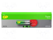 Battery: alkaline; AA; 1.5V; non-rechargeable; Ø14.5x50.5mm GP