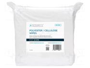 Cleaning cloth: cloth; dry; 300pcs; 228.6x228.6mm; cleanroom ANTISTAT