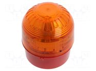 Signaller: lighting; flashing light; red; Sonos; 10÷60VDC; IP65 KLAXON SIGNALS