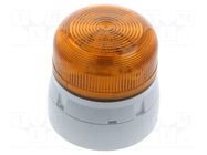 Signaller: lighting; flashing light; white; Flashguard; 11÷35VDC KLAXON SIGNALS