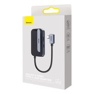 Baseus PadJoy universal 6in1 USB-C USB-C HUB for tablet / smartphone - dark gray, Baseus