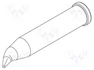 Tip; bent conical; 0.6mm ERSA