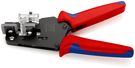 KNIPEX 12 12 02 Precision Insulation Stripper with adapted blades with multi-component grips burnished 195 mm