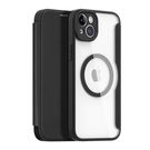 Dux Ducis Skin X Pro Case iPhone 14 Plus Magnetic MagSafe Flip Case Black, Dux Ducis
