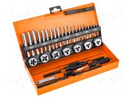 Kit: taps; Kit: taps,threading dies; 32pcs. NEO TOOLS