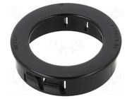 Grommet; Ømount.hole: 38.1mm; Øhole: 26.97mm; black; UL94V-2 KEYSTONE