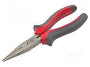 Pliers; straight,half-rounded nose; 160mm; HEAVY DUTY PROLINE