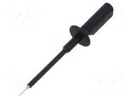 Measuring tip; 10A; 1kV; black; Tip diameter: 0.75mm HIRSCHMANN T&M