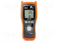 Meter: appliance meter; LCD; Earthing R range: 1÷1999Ω; 30÷400Hz HT INSTRUMENTS