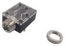 CONNECTOR, RECEPTACLE, 3.5MM PHONO, 3WAY