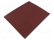 Cleaning cloth: sandpaper; Granularity: 120; 230x280mm PG PROFESSIONAL
