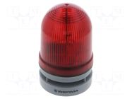 Signaller: lighting-sound; 12÷24VDC; 12÷24VAC; red; IP66; -30÷60°C WERMA
