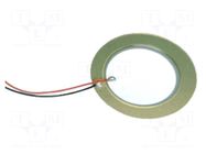 Sound transducer: piezo signaller; cables; 3.1kHz; Ø: 35mm; 30VDC Same Sky
