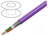 Wire; 1x2x22AWG; PROFIBUS,outdoor; stranded; Cu; Insulation: PVC BELDEN