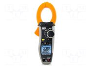Meter: multifunction; pincers type; Øcable: 45mm; LCD; True RMS HT INSTRUMENTS