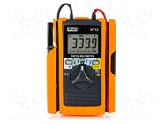 Digital multimeter; Øcable: 6mm; LCD; 3,75 digit; I DC: 60A; 0÷40°C HT INSTRUMENTS