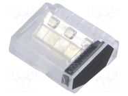 Quick splice; 24A; 450V; spring clamp; L: 19.1mm; 0.5÷2.5mm2 DEGSON ELECTRONICS