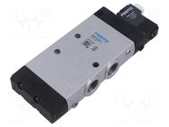 Electromagnetic valve; 2.5÷10bar; 5/2 monostable; aluminium FESTO