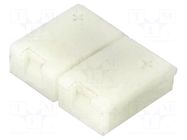 LED tape connector; for tape-to-tape connection; 6A; 12V,24V POS