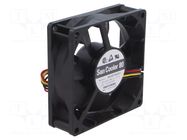 Fan: DC; axial; 24VDC; 80x80x25mm; 90m3/h; 40dBA; ball; 4500rpm SANYO DENKI