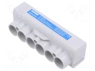 Splice terminal: distribution block; SLT50; 1kV; PIN: 9(6+3) MOREK