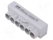 Splice terminal: distribution block; SLT50; 1kV; PIN: 6; ways: 1 MOREK